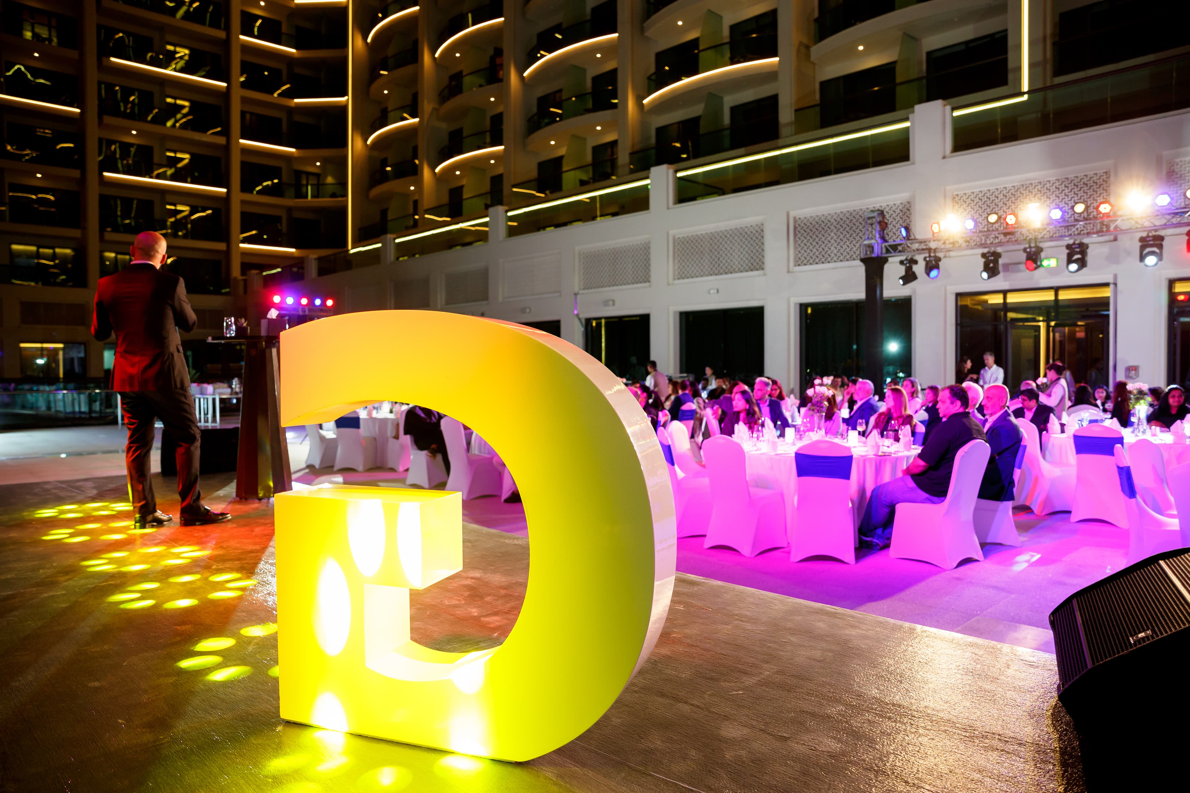 Corporate conference guest area